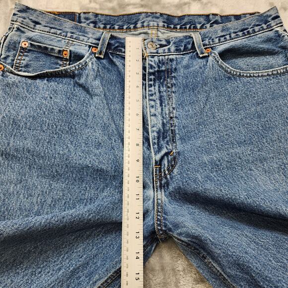 Vintage Levi's 560 Jeans Mens W40 L32 Blue Loose Fit Tapered Leg Baggy Relaxed - Picture 9 of 12